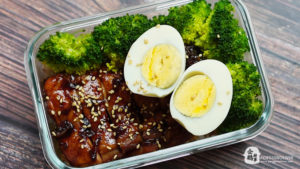 照烧鸡腿饭 - 便当系列／Teriyaki Chicken Drumstick Rice - Bento Series